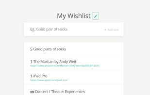 Wishy.gift screenshot 1