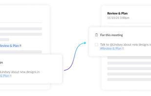 File meeting-specific information so it's available for your next conversation