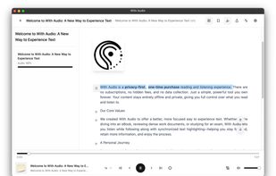 With Audio screenshot 2