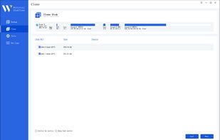 Step 2. Select source disk