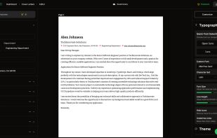 Cover Letters
Craft compelling cover letters that complement your resume. Our templates ensure a consistent and professional look.