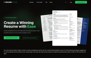 Create a Winning Resume with Ease
Create a professional resume effortlessly with our AI-powered platform. Build the perfect resume for any job, quickly and easily—for free.