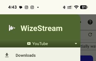 WizeStream screenshot 1