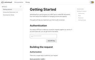 WkHTMLtoPDF Service screenshot 1