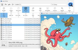 wList with picture viewer.