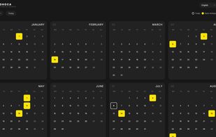 main calendar dark mode