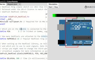 Wokwi Arduino Simulator screenshot 1