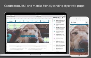 Wolf Landing Page Designer screenshot 1
