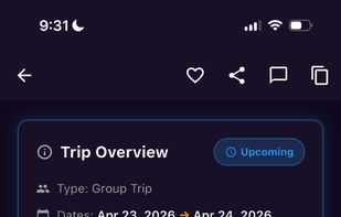 Trip Overview