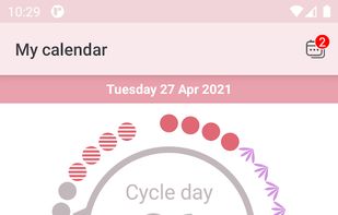 WomanLog Period Calendar screenshot 1