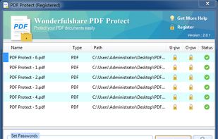 Wonderfulshare PDF Protect Pro screenshot 2