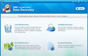 Wondershare Data Recovery screenshot 1