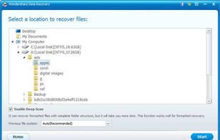Wondershare Data Recovery screenshot 2