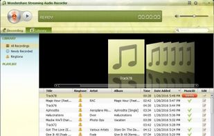 Wondershare Streaming Audio Recorder screenshot 1