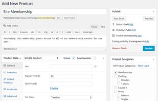 WooCommerce Memberships screenshot 1