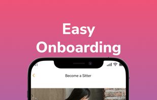 Easy to sign up as a pet sitter