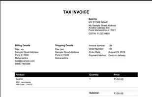 WooGST Plugin screenshot 3