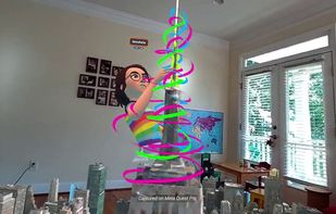 Mixed VR Mode, using In-Painting