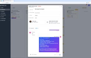 AI assistant for booking 24/7 WorCo CRM flat management system