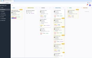 KanBan board WorCo for flat management system
