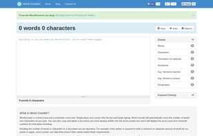 WordCounter.net screenshot 1
