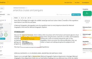 Wordmetrics screenshot 1