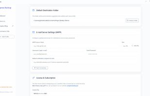 Define FTP connection details, search for WordPress installations and choose the destination folder.