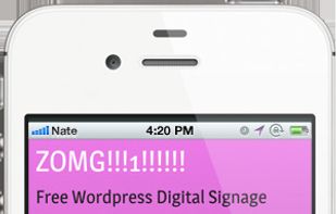 WordPress Digital Signage screenshot 1