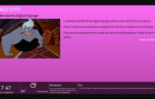 WordPress Digital Signage screenshot 1