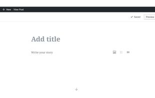 Wordpress Gutenberg screenshot 1