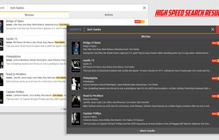High Speed Search Results