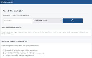 WordUnscrambler.pro screenshot 1