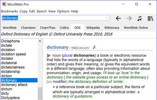 Extra dictionaries