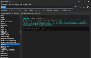 WordWeb screenshot 1