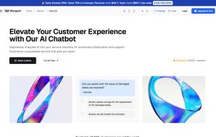 Worigami - Shadcn UI Blocks Library Example 1
