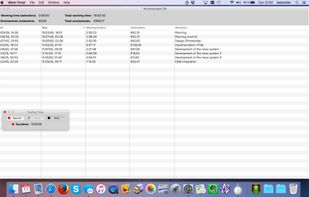 Work-Timer screenshot 1