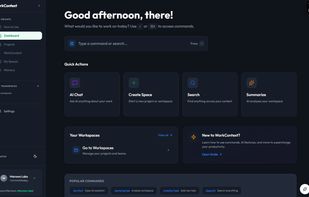 Workspace Dashboard