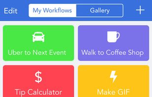 Workflow screenshot 1