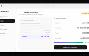 WorkflowOS screenshot 1