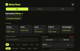 Home page on Desktops