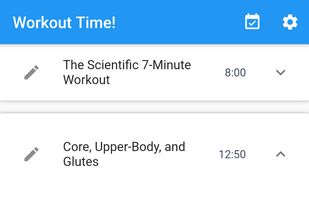 Workout Time! screenshot 1