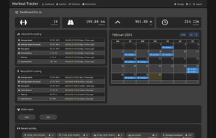 Workout Tracker screenshot 1
