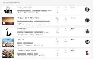 WorkoutCloud screenshot 2