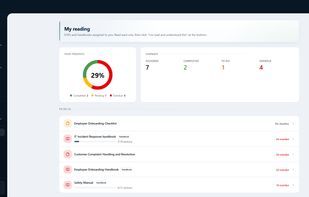 Read room for users to track SOP compliance