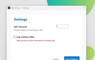 WorkPulse screenshot 1