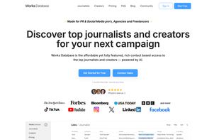 Works Database screenshot 1