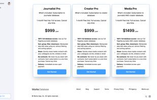 Works Database screenshot 3