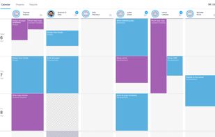 The interactive team calendar.