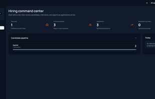 Workvalo dashboard dark mode