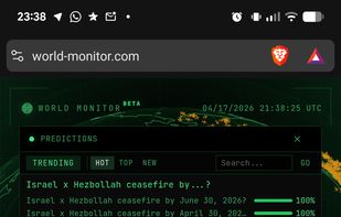 World Monitor GDELT screenshot 3